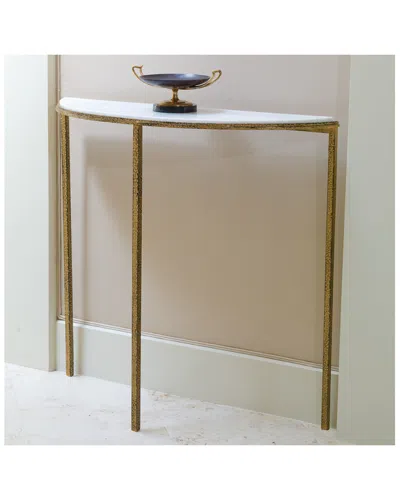 GLOBAL VIEWS GLOBAL VIEWS HAMMERED GOLD CONSOLE