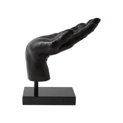 Global Views Hand Sculpture-open Hand In Brown