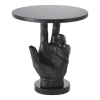 Global Views Hand Table In Black