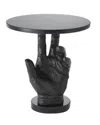 Global Views Hand Table In Black