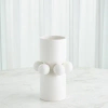 Global Views Handmade Ceramic Table Vase In White