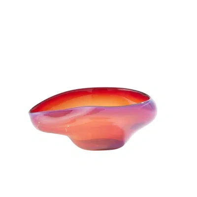 Global Views Harmony Bowl In Cloudy,red