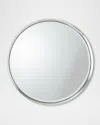 Global Views Hudson Small Wall Mirror In Silver