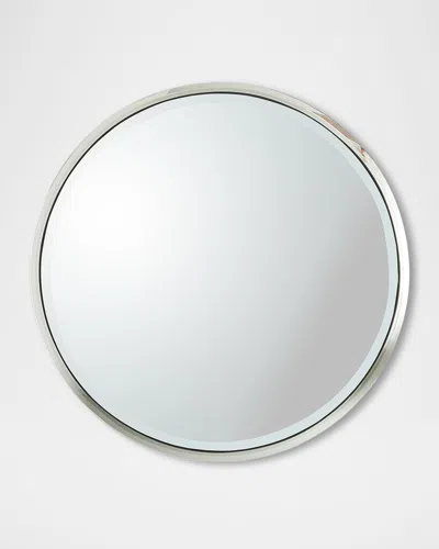 Global Views Hudson Small Wall Mirror In Silver