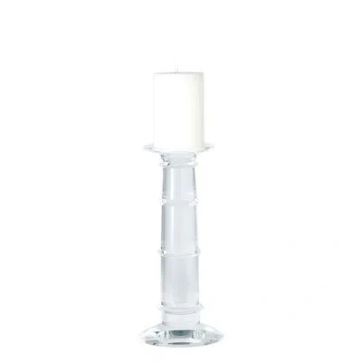 Global Views Ice Pillar Holder-lg In Clear