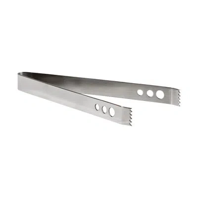 Global Views Ice Tongs-stainless Steel In Silver