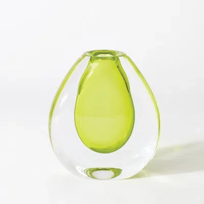 Global Views Ice Vase-limeade-large