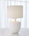 Global Views Impression Lamp In White