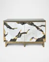 Global Views Inlay Chest In White