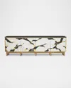 Global Views Inlay Console Cabinet In White