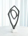 Global Views Interlude Sculpture In Black