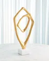 Global Views Interlude Sculpture In Bronze