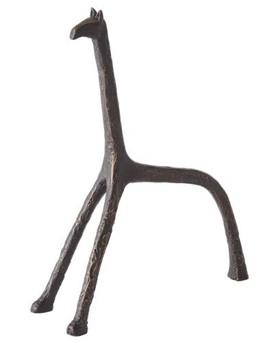Global Views Iron Giraffe In Bronze