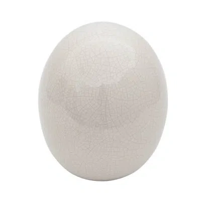Global Views Ivory Crackle Egg