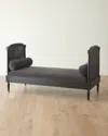 Global Views Josephine Daybed, Black In Black