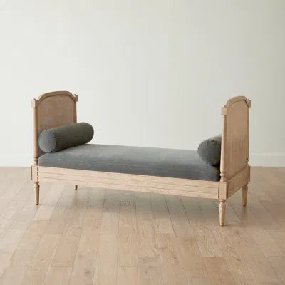 Global Views Josephine Daybed-bleached Oak In Gray,brown
