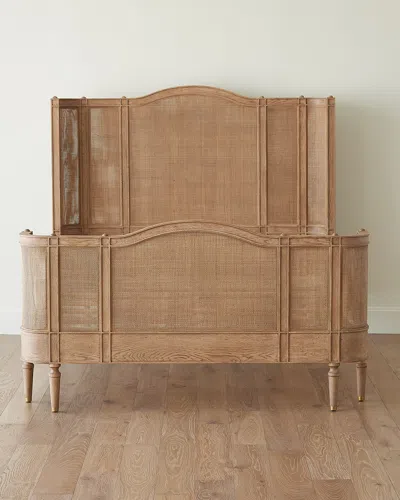 Global Views Josephine King Bed, Natural