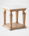 Global Views Josephine Side Table, Natural In Natural