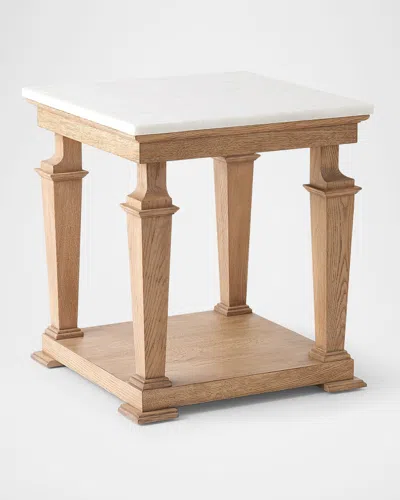 Global Views Josephine Side Table, Natural