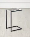 Global Views Knudge Small Nesting Table In Gunmetal