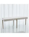 Global Views Laforge Bench In White