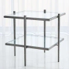 Global Views Laforge End Table In Natural Iron