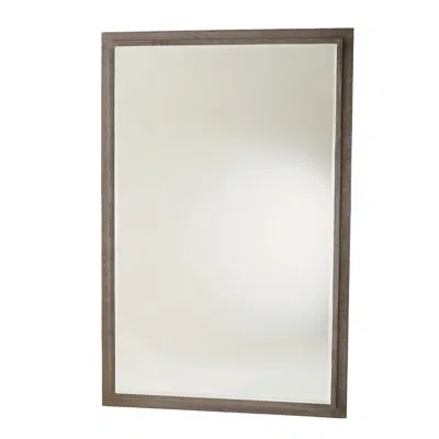 Global Views Laforge Mirror-natural Iron In Brown