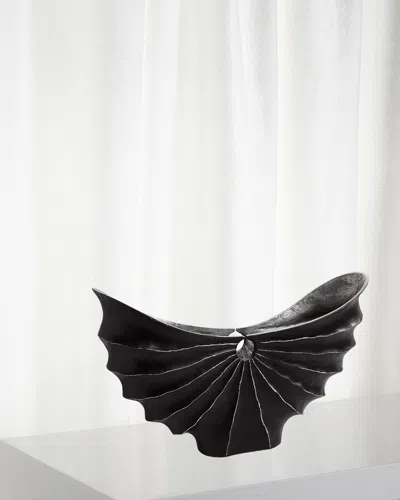 Global Views Large Atlantic Centerpiece In Black