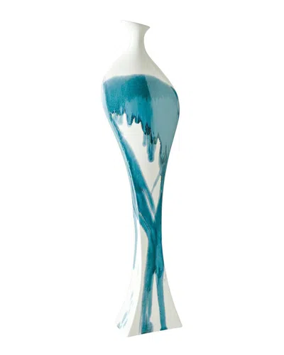 Global Views Large Curvy Bottle In Black