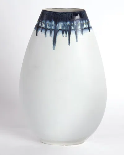 Global Views Large Glass Drip Vase
