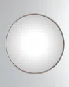 Global Views Large Hoop Convex Mirror In Silver
