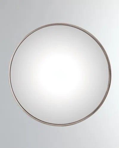 Global Views Large Hoop Convex Mirror In Silver