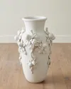 Global Views Large Lemon Urn In White