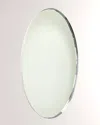 Global Views Large Oval Mirror In Silver