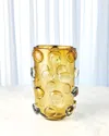 Global Views Large Rondelle Vase, Amber
