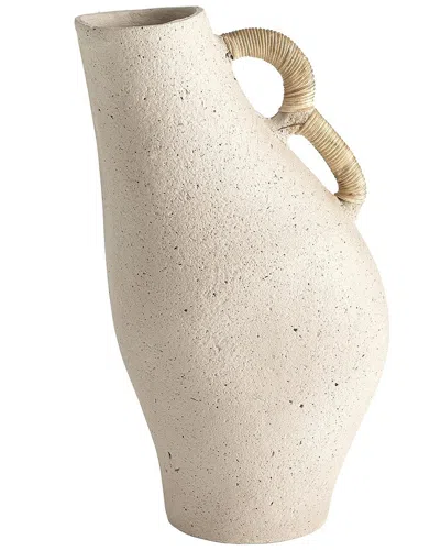 Global Views Leaning Vase In Brown