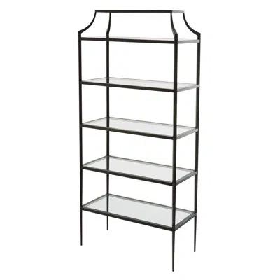 Global Views Lescot Etagere In Black