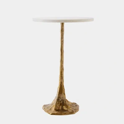 Global Views Lily Pad Table-brass In Gold