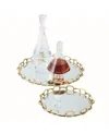 Global Views Linked Mirrored Tray Small