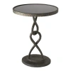 Global Views Loop De Loop Table-bronze In Black
