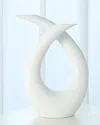 Global Views Loop Sculpture - Matte White