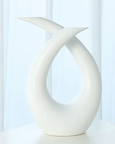 Global Views Loop Sculpture - Matte White