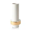 Global Views Low Goldtone-ring Vase