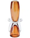 Global Views Lydia Vase In Brown