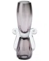 Global Views Lydia Vase In Gray, Small In Grey