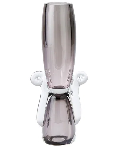 Global Views Lydia Vase In Grey