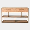 Global Views Mack Console-oak In Brown