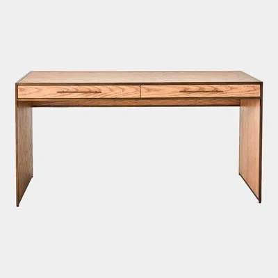 Global Views Mack Desk-oak In Brown