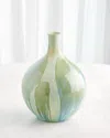 Global Views Magma Bottle, Large In Green