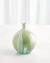 Global Views Magma Bottle, Small In Green